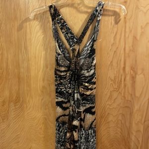 VENUS Animal Print Maxi Dress